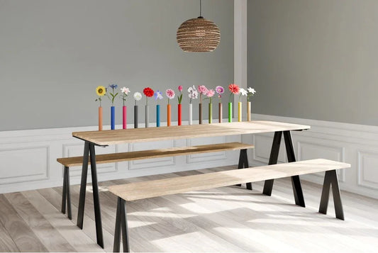 Flower vase decoration | CLEM flower stand made of pure steel